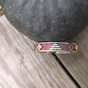 Upcycled gold tone Bangle Bracelet